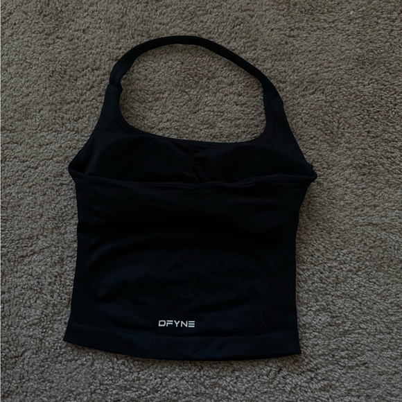Dfyne black halter top - Picture 2 of 2